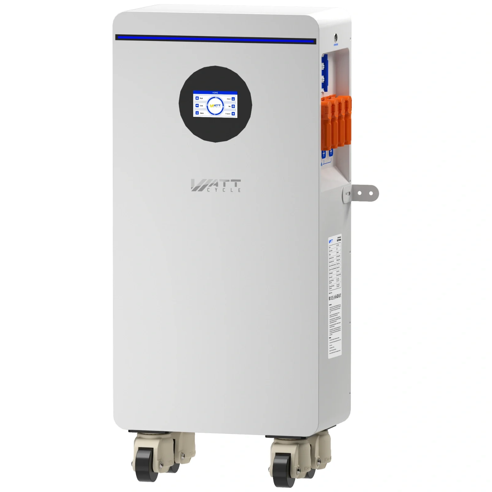 WattCycle 16kWh 48V 314Ah Floor Standing Bluetooth LiFePO4 - Active Balancing | CAN/RS485 - Image 14