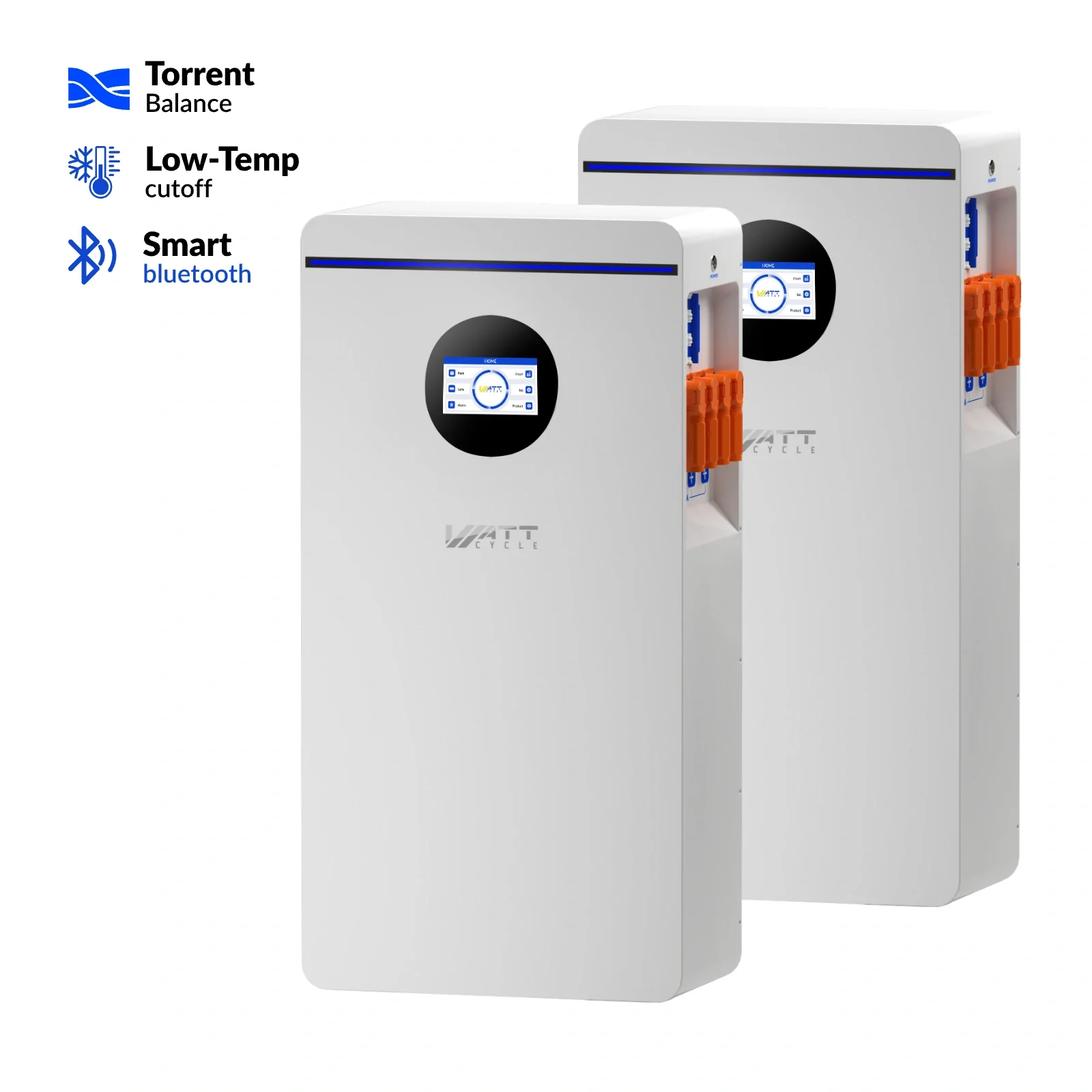 WattCycle 16kWh 48V 314Ah Floor Standing Bluetooth LiFePO4 - Active Balancing | CAN/RS485 - Image 15