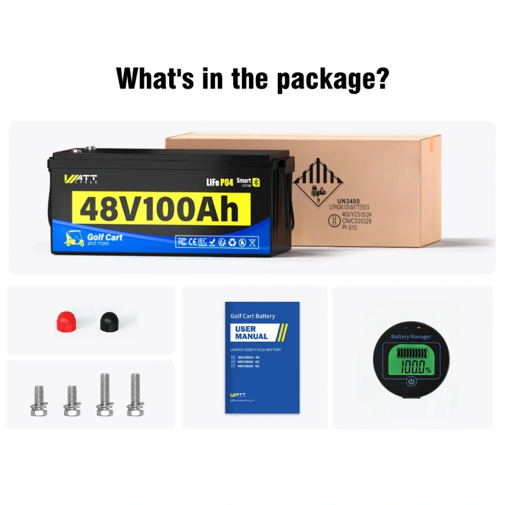 [Free Monitor] 48V 100Ah Golf Cart Bluetooth LiFePO₄ Lithium Battey - 200A BMS - Image 11