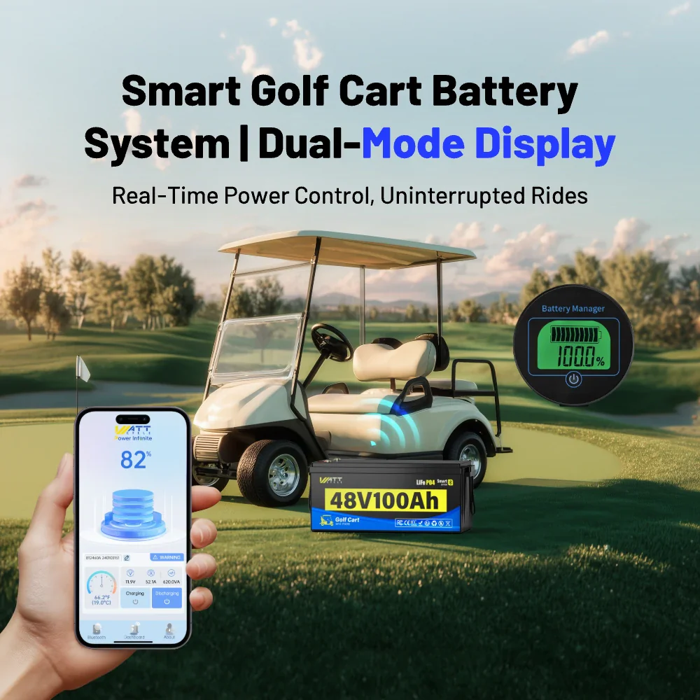 [Free Monitor] 48V 100Ah Golf Cart Bluetooth LiFePO₄ Lithium Battey - 200A BMS - Image 6