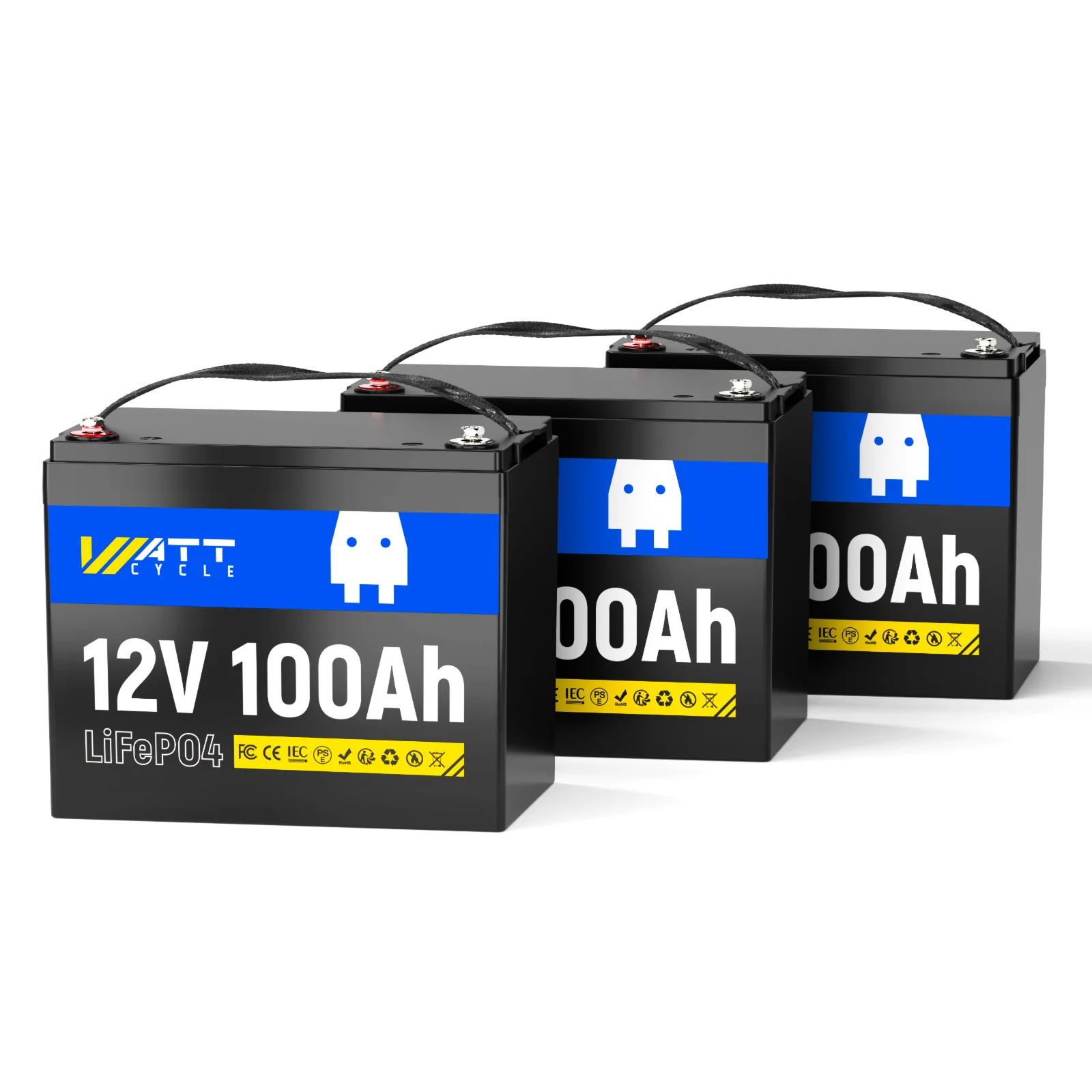WattCycle 12V 100Ah Group 24 LiFePO4 Battery for RV Solar, Trolling Motor & Off Grid - Image 17