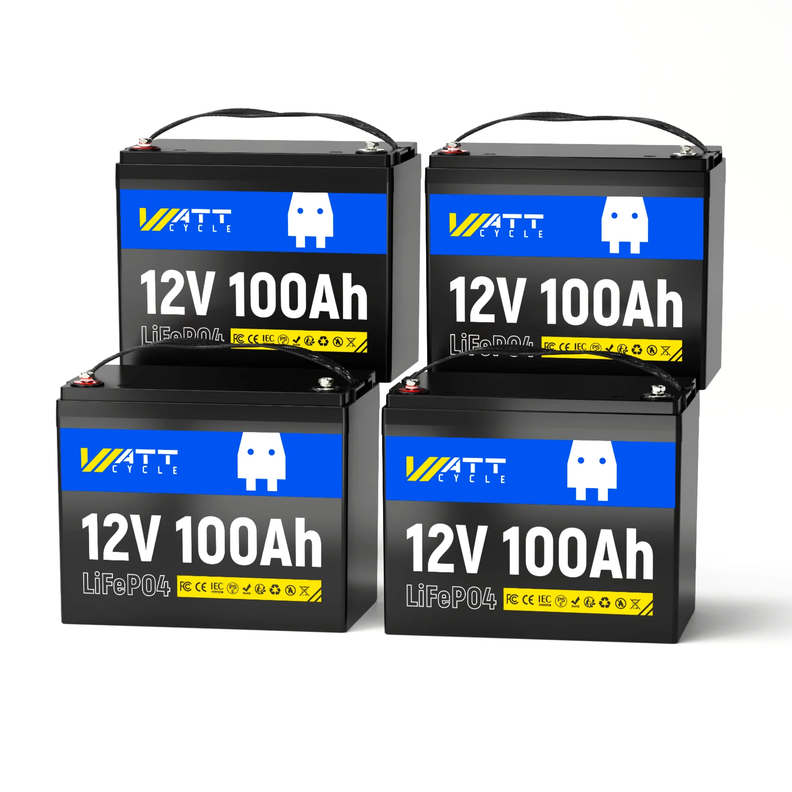 WattCycle 12V 100Ah Group 24 LiFePO4 Battery for RV Solar, Trolling Motor & Off Grid - Image 18