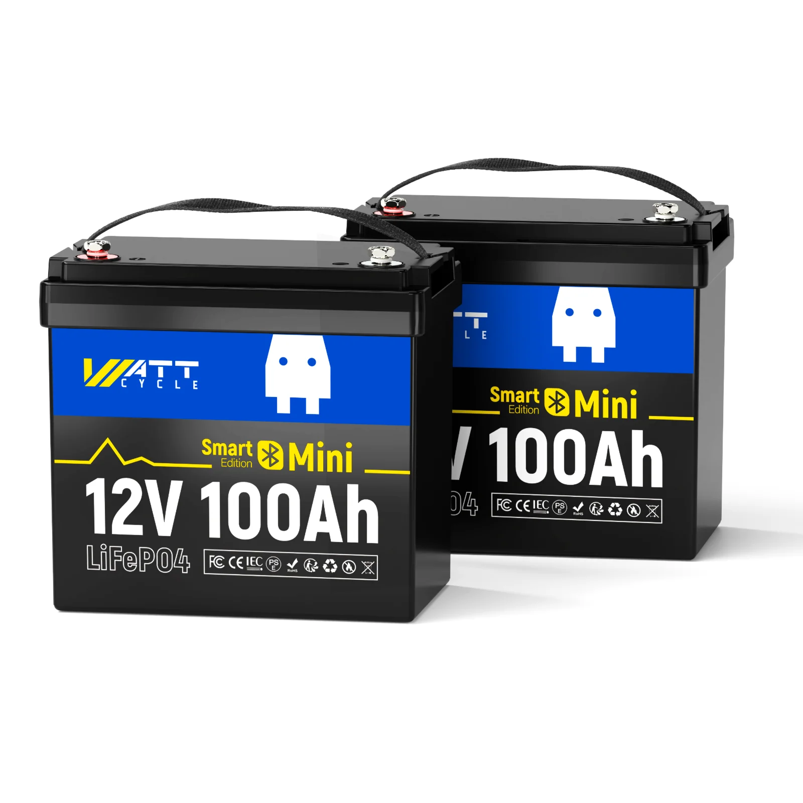 WattCycle 12V 100Ah Mini Bluetooth LiFePO₄ Battery Group 22NF Lightweight Compact Power - Image 12