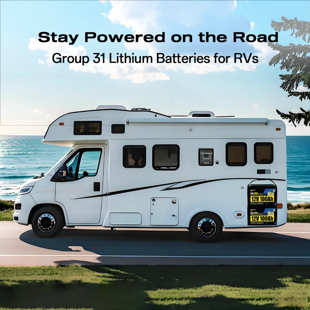 Wattcycle 12V 100Ah Group 31 Pro LiFePO4 Battery with 110A BMS - Image 7