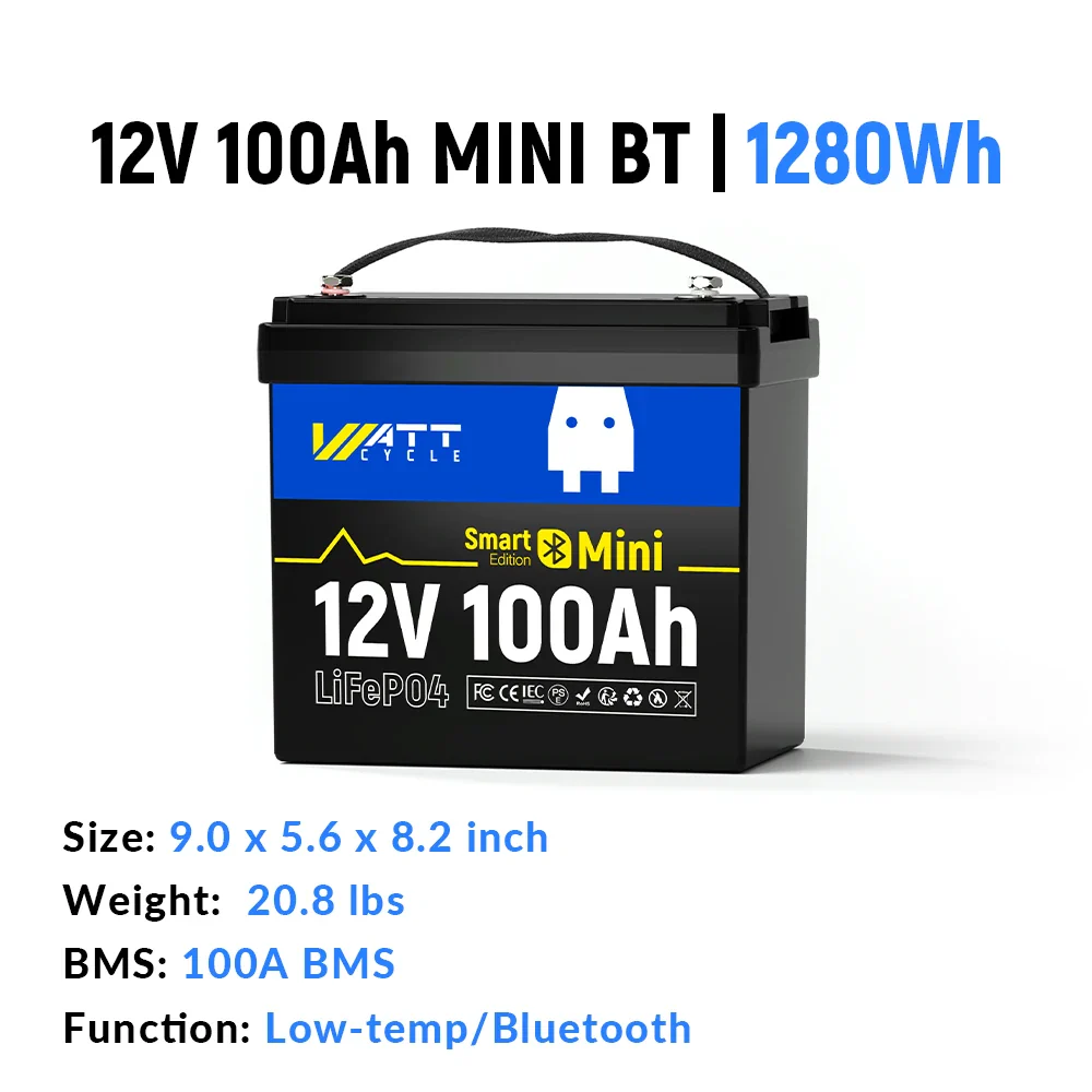 WattCycle Best 12V RV Lithium Batteries – Drop-In Replacements for Group 24 / 27 / 31 - Image 4