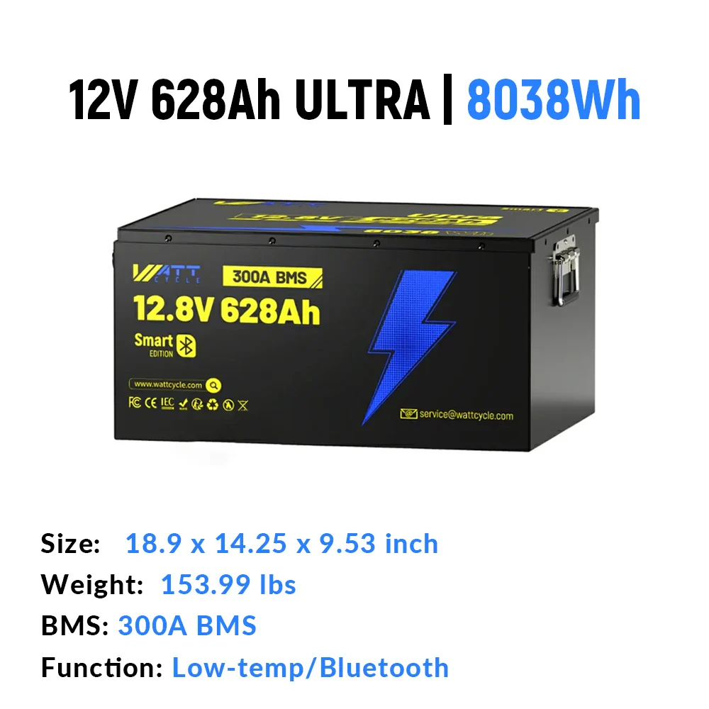 WattCycle Best 12V RV Lithium Batteries – Drop-In Replacements for Group 24 / 27 / 31 - Image 7